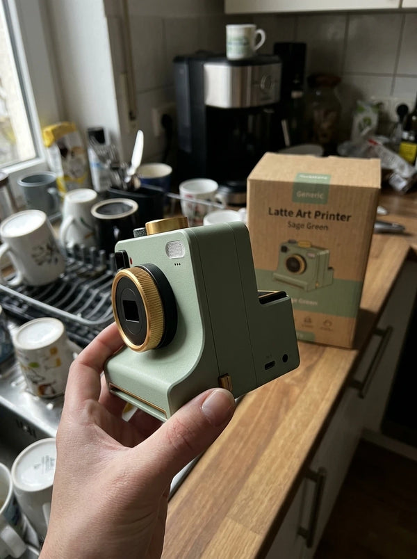 MugPress coffee art printer at home