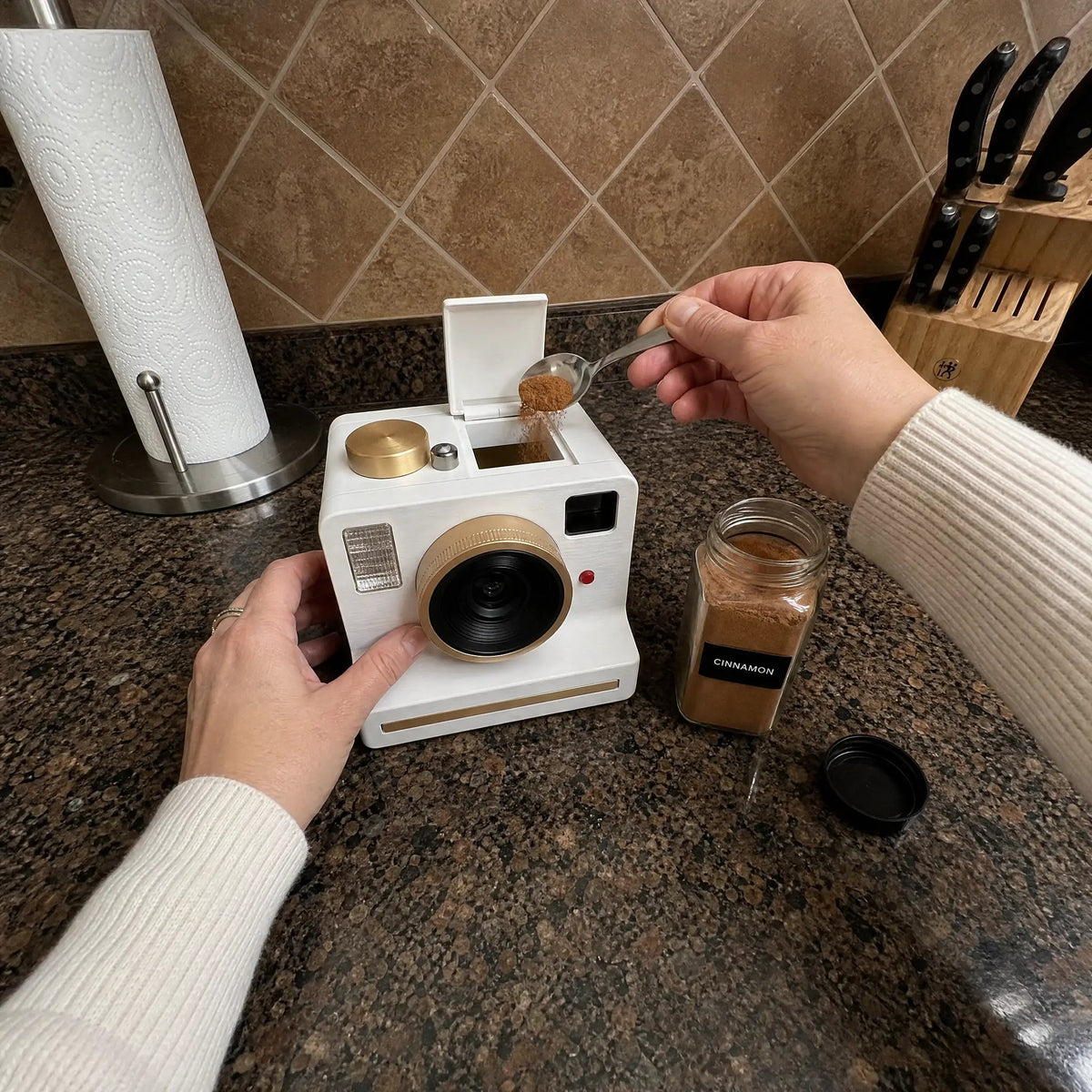 Latte art at the press of a button