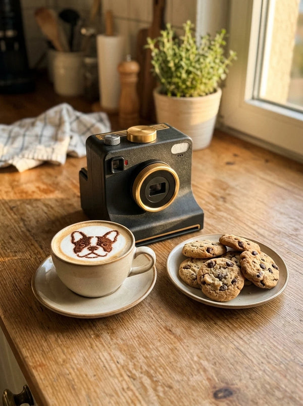 MugPress coffee art printer at home